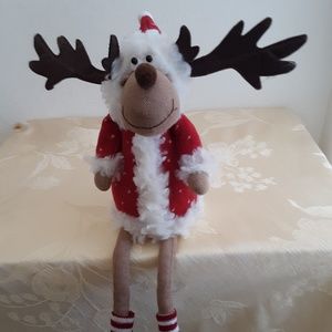 Santa Moose  in Red N White New